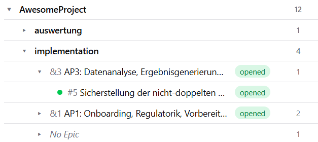 Screenshot of Gitlab Visualizer